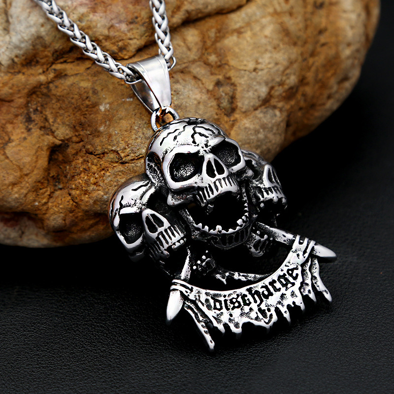 Men Accessories Look - Collier en alliage de style hip-hop