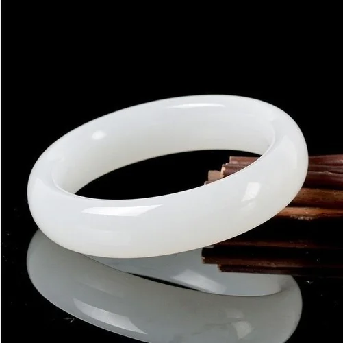 Men Accessories Wrist - Bracelet jonc diversifié blanc naturel véritable,