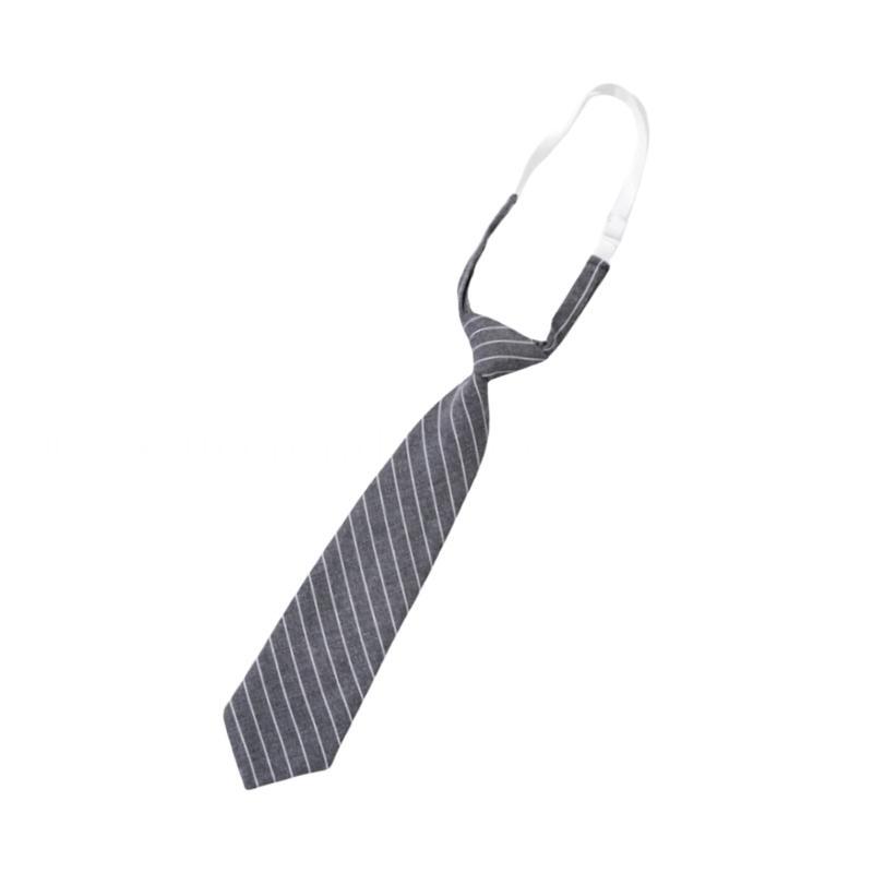 Men Accessories Look - Cravates rayées 39BD pour femmes, uniforme
