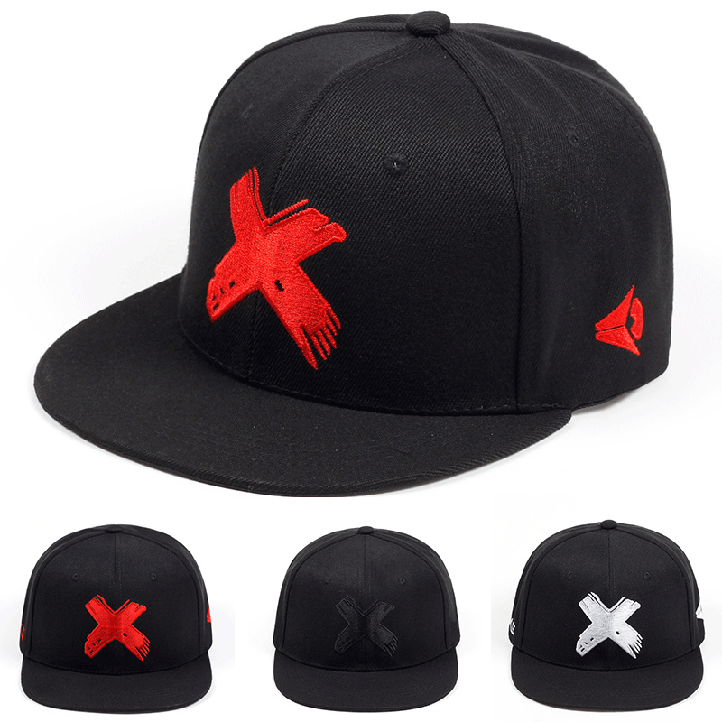 X Men Accessories - Chapeaux Hip-hop unisexes simples avec lettres