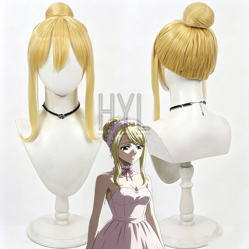 Men Accessories Look - Perruque de Cosplay Anime Lucy Heartfilia,