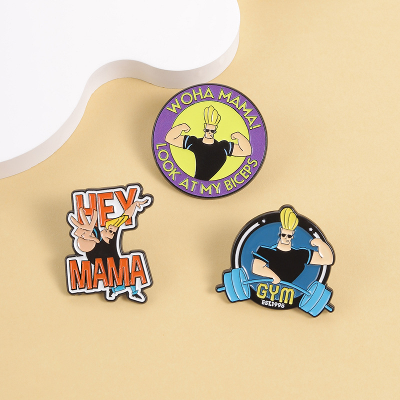Men Accessories Look - Broche de cosplay classique en émail,