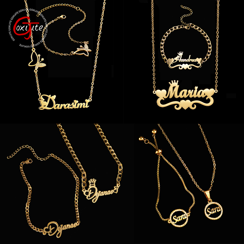 Men'S Accessories Jewelry Bracelet - Goxijite personnaliser nom collier un ensemble