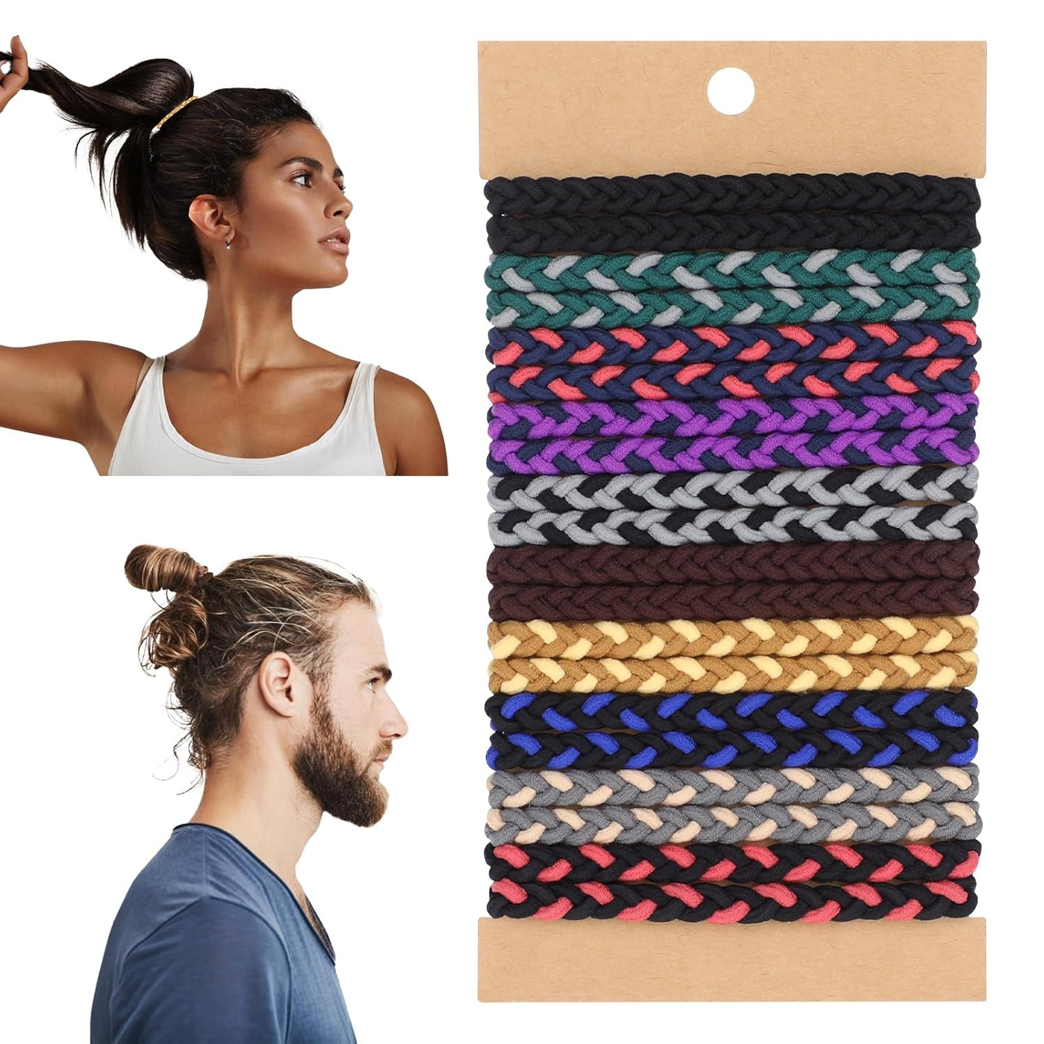 Men Accessories Wrist - 10 pièces Élastiques à cheveux style