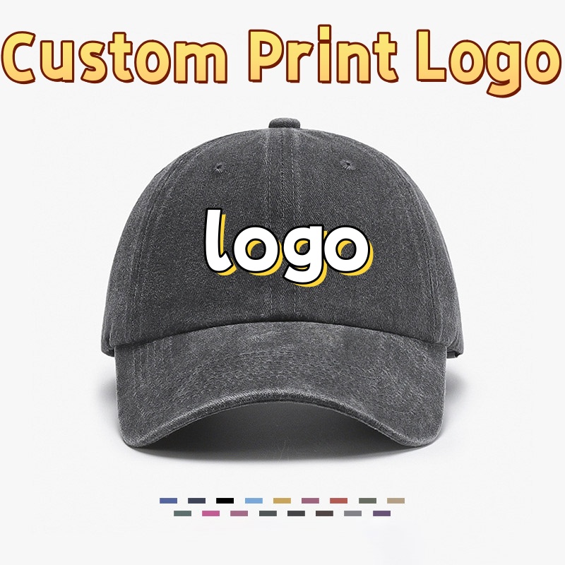 Hat Snapback Cap - Casquettes de baseball en coton lavé