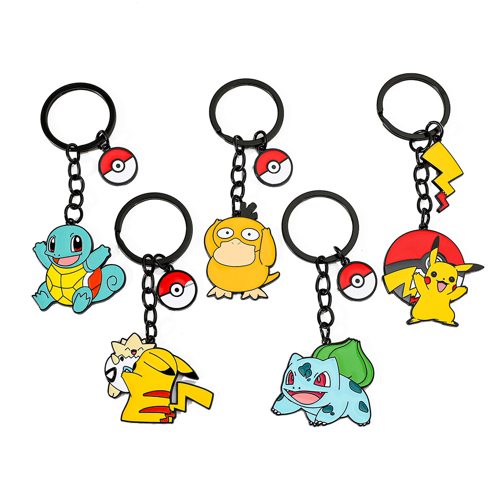 Men Accessories Wholesale - Porte-clés Pokémon Kawaii pour garçons et