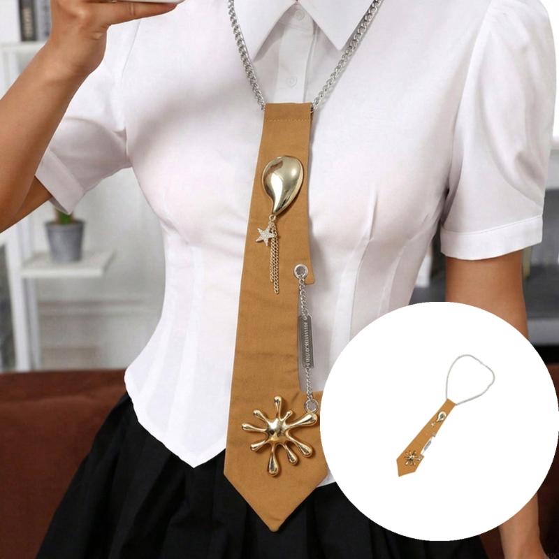 Men Accessories Look - Cravate JK réglable avec uniforme scolaire,