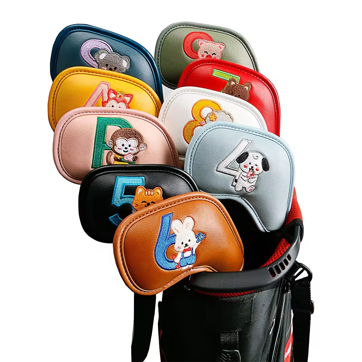 Men'S Accessories Leather - 9 housses de tête de fer