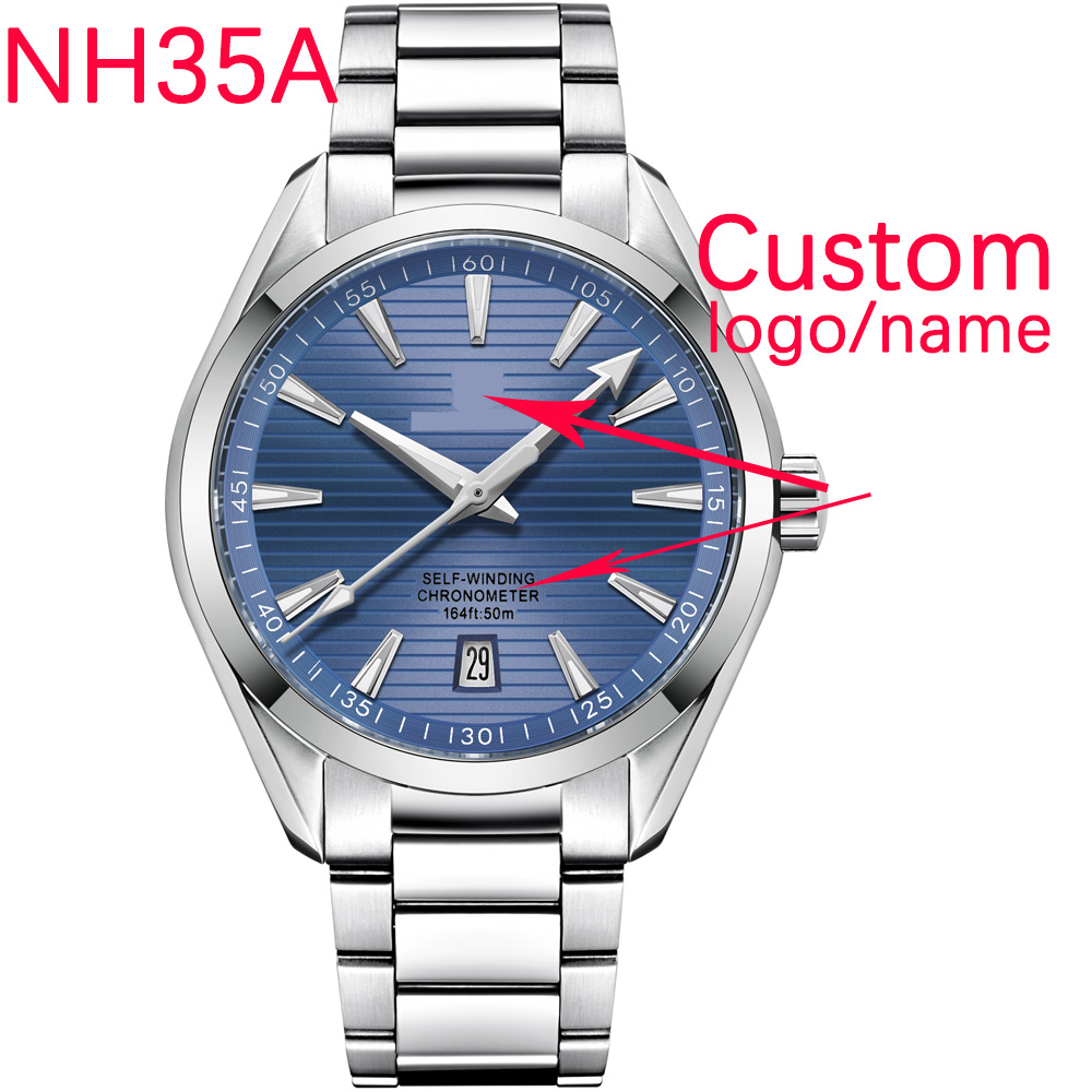 Men'S Accessories Jewelry Bracelet - Luxe NH35 Movt Logo personnalisé 41mm