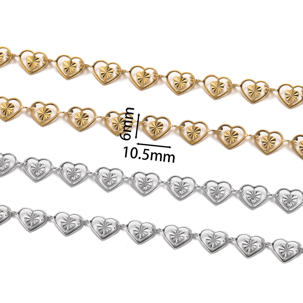 Chaînes Double cœur de pêche e - Men'S Accessories Jewelry Bracelet avis et prix