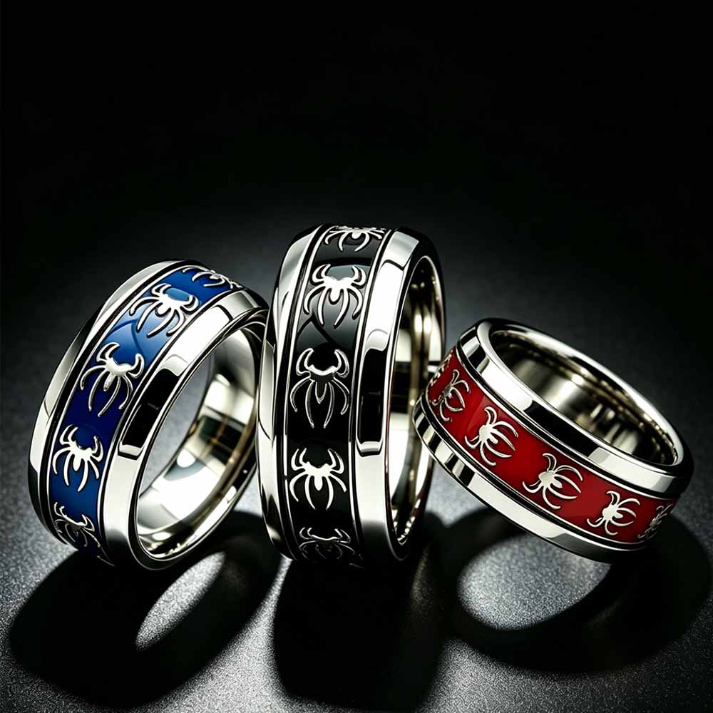 Nouvelle Bague Araignée Punk V - Men Accessories Wholesale avis et prix
