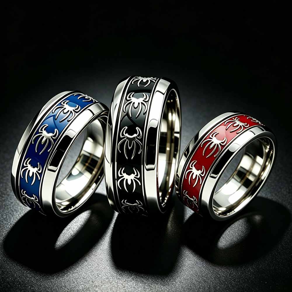 Nouvelle Bague Araignée Punk V - Men Accessories Wholesale avis et prix