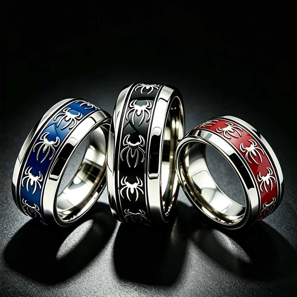 Nouvelle Bague Araignée Punk V - Men Accessories Wholesale avis et prix