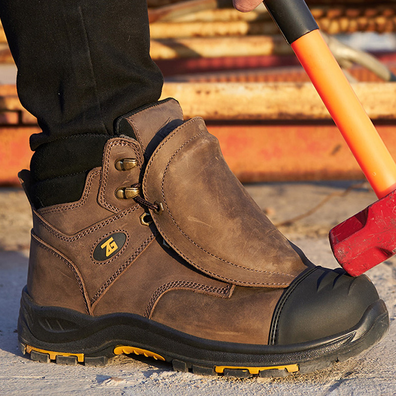 Bottes de sécurité en cuir vér - Men'S Accessories Leather avis et prix