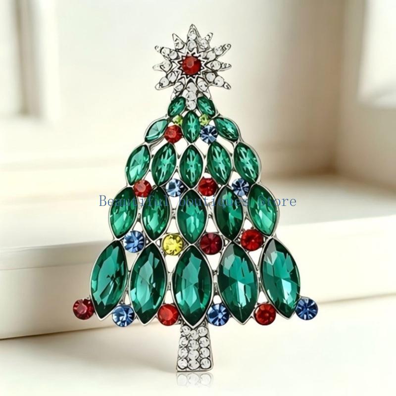 Broche arbre noël U4LF, couleu - Men Accessories Look avis et prix