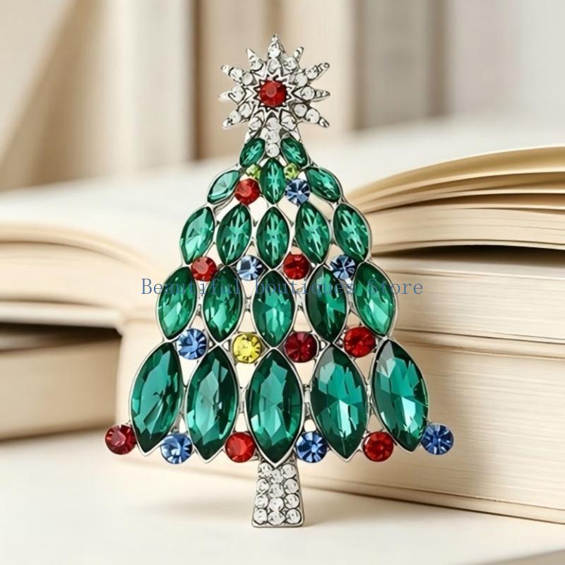 Broche arbre noël U4LF, couleu - Men Accessories Look avis et prix