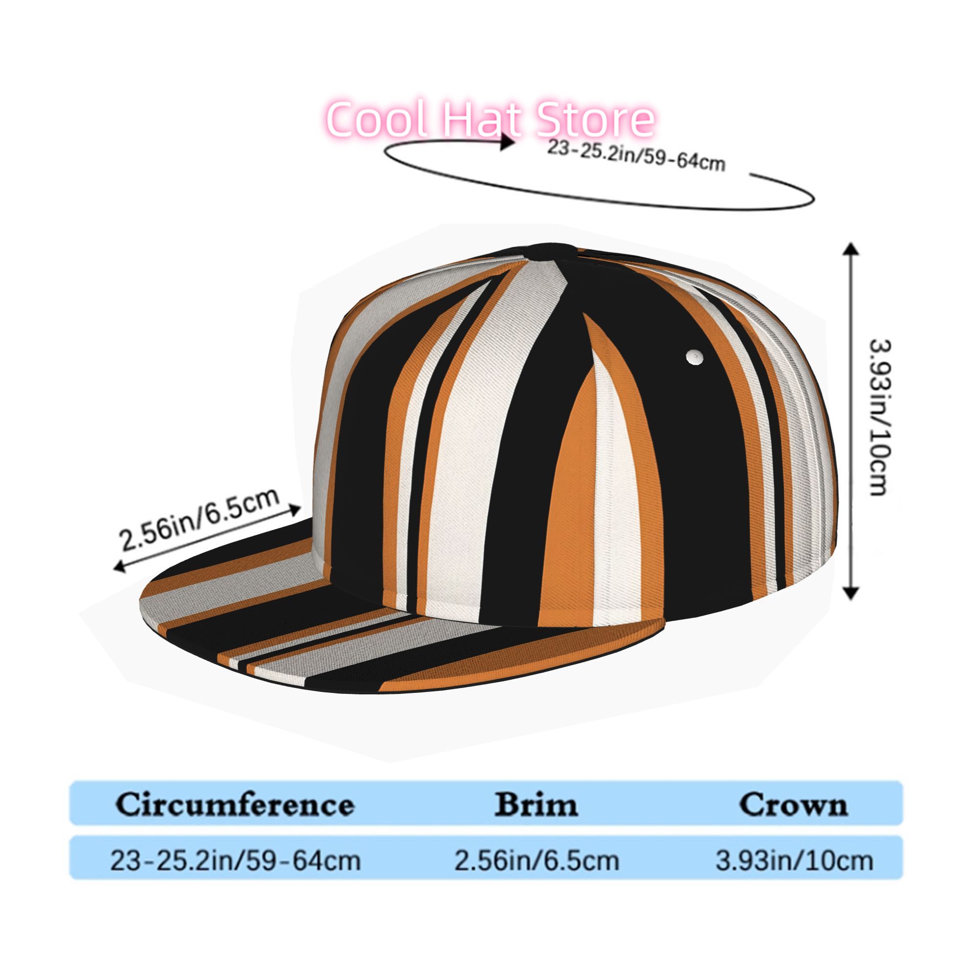 Casquette de camionneur à rayu - Hat Snapback Cap avis et prix