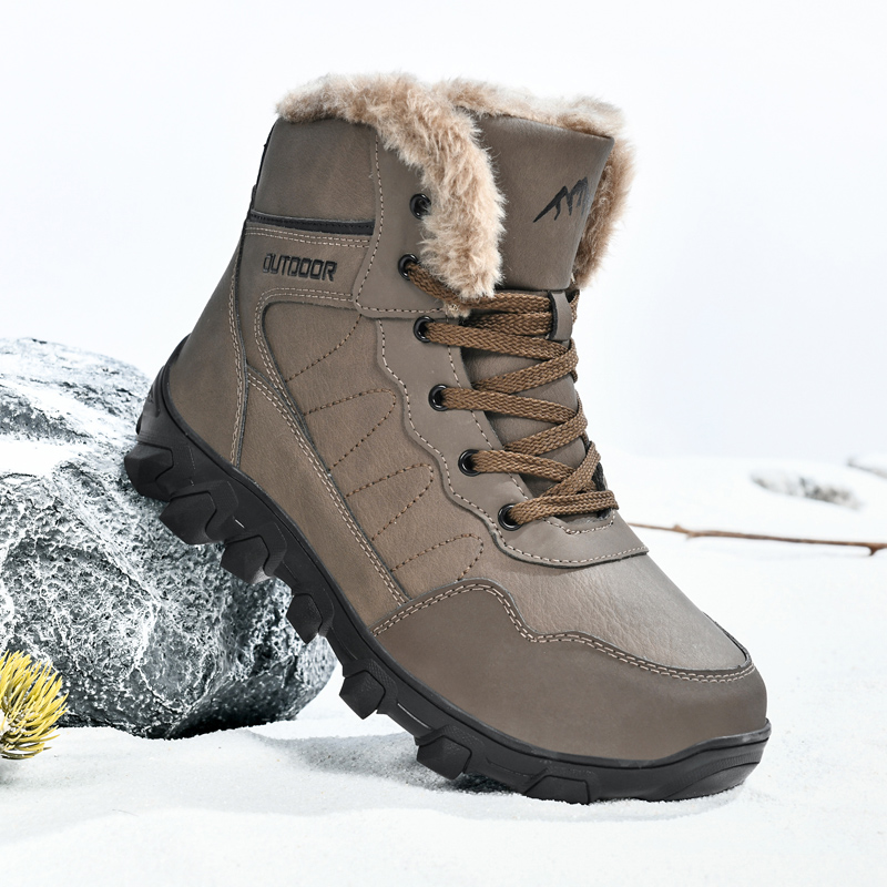 Bottes d'hiver pour hommes, ba - Men'S Accessories Leather avis et prix