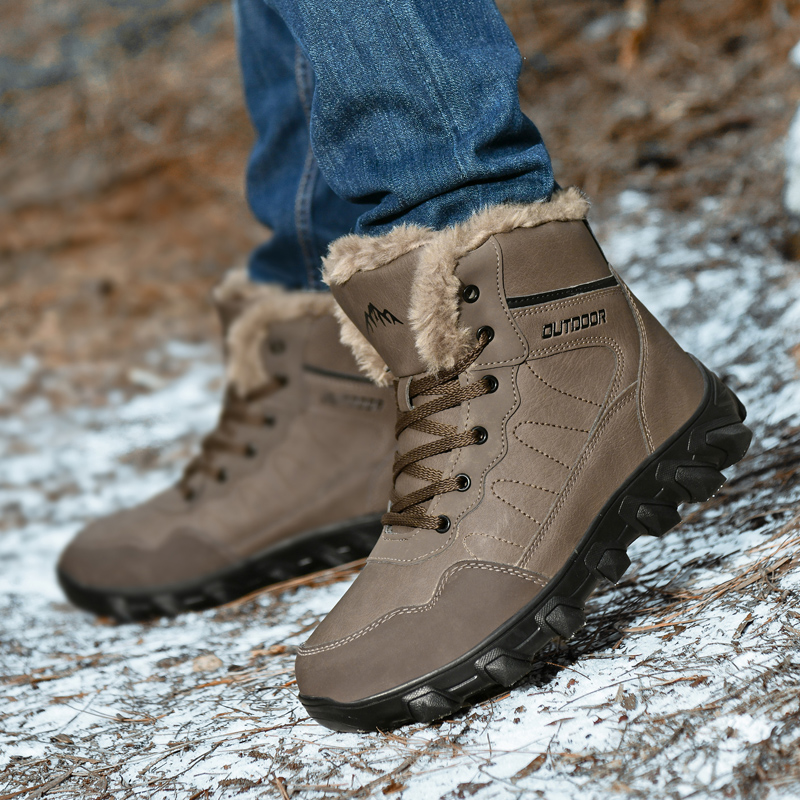 Bottes d'hiver pour hommes, ba - Men'S Accessories Leather avis et prix