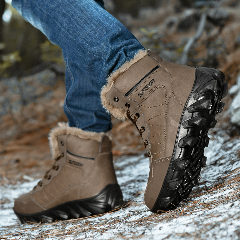 Bottes d'hiver pour hommes, ba - Men'S Accessories Leather avis et prix