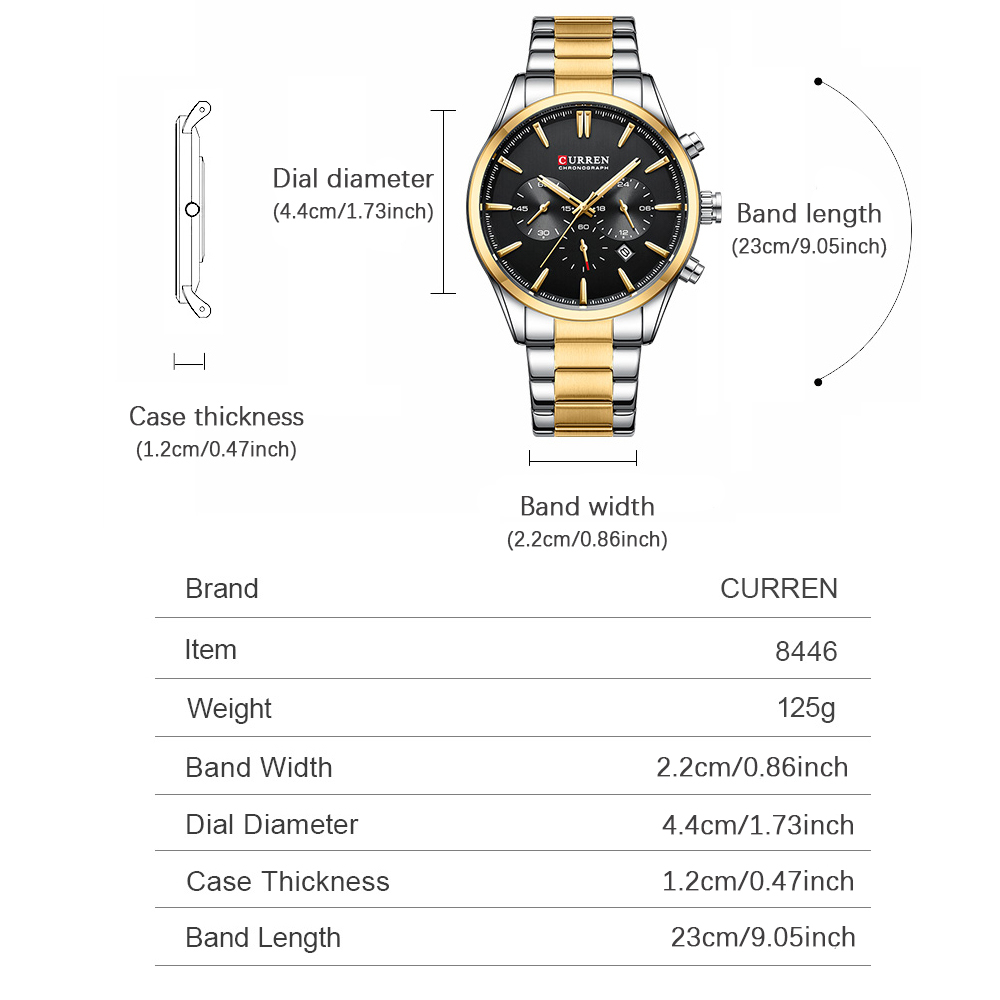 CURREN Casual Quartz Chrono Sp - Men'S Accessories Jewelry Bracelet avis et prix
