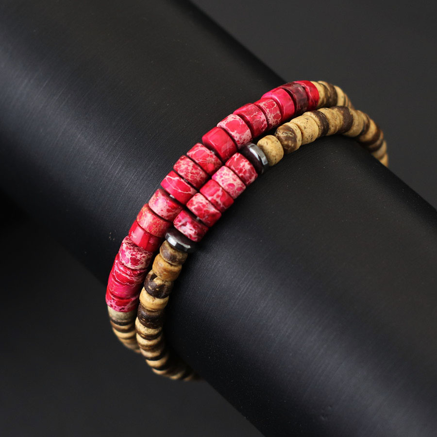 Ensemble de bracelets en perle - Men'S Yoga Accessories avis et prix